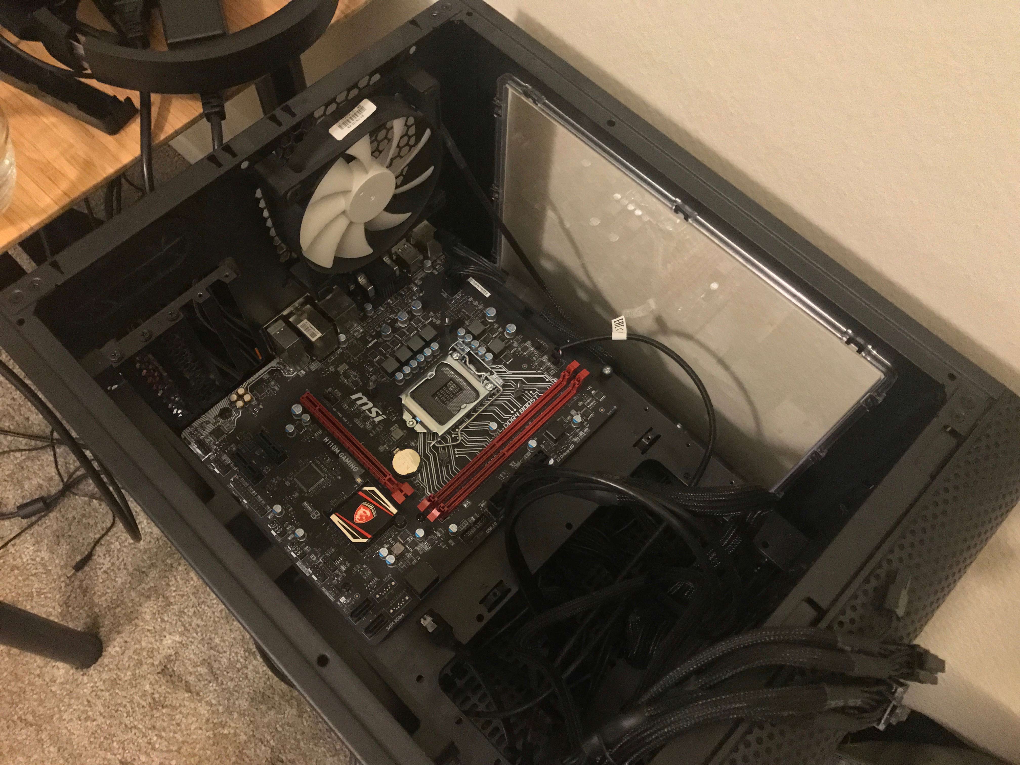 empty computer case